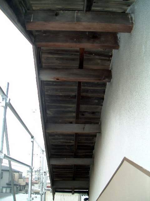 木部あく洗い before