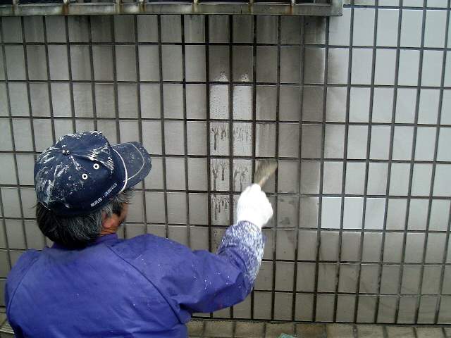 外壁タイル 施工準備