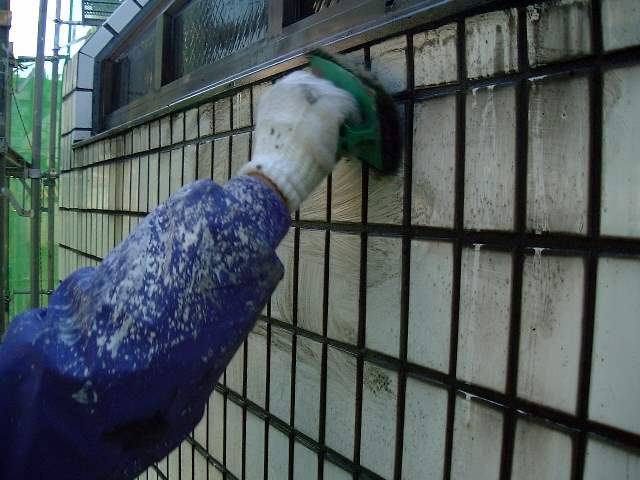 研磨剤による洗浄