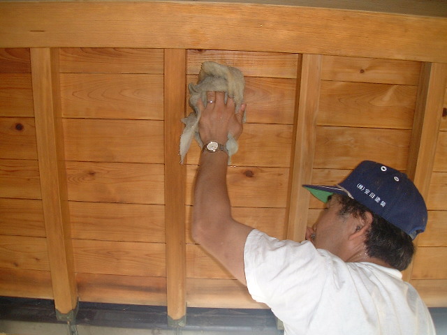 修正洗い＆薬品拭き取り