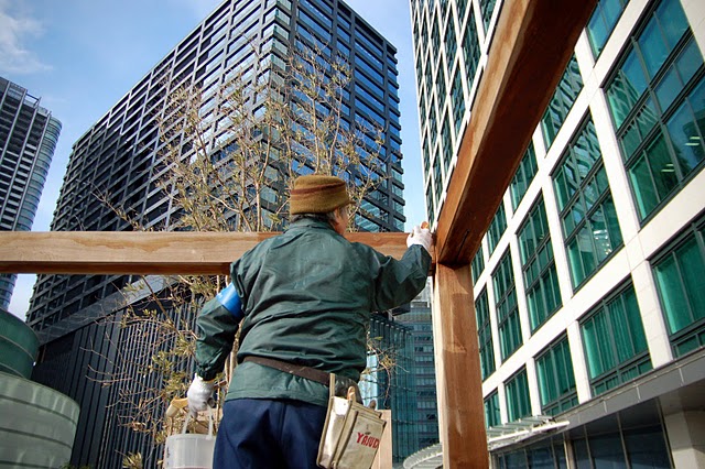 ウッドステインプロテクターにて施工