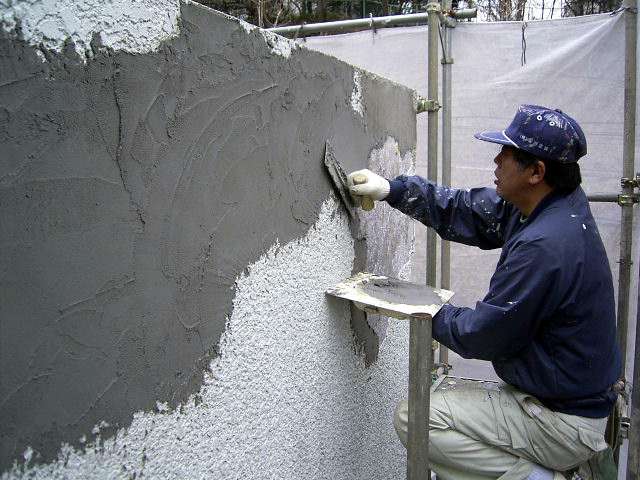 モルタルによる不陸調整