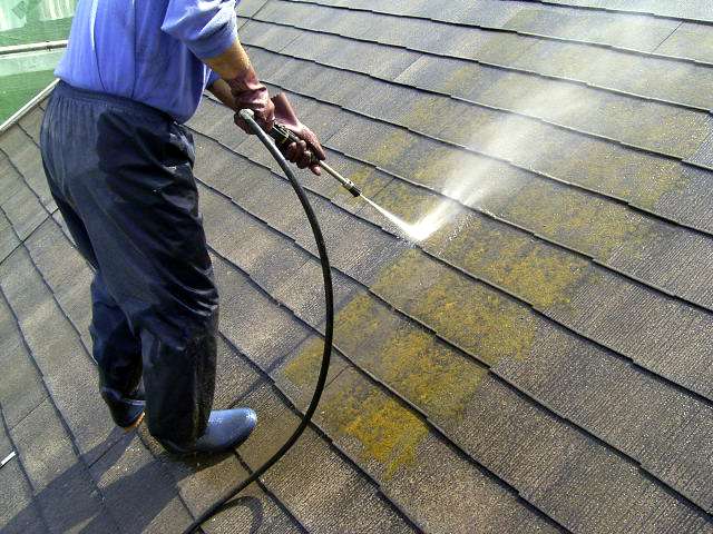 150㎏／c㎡の高圧洗浄