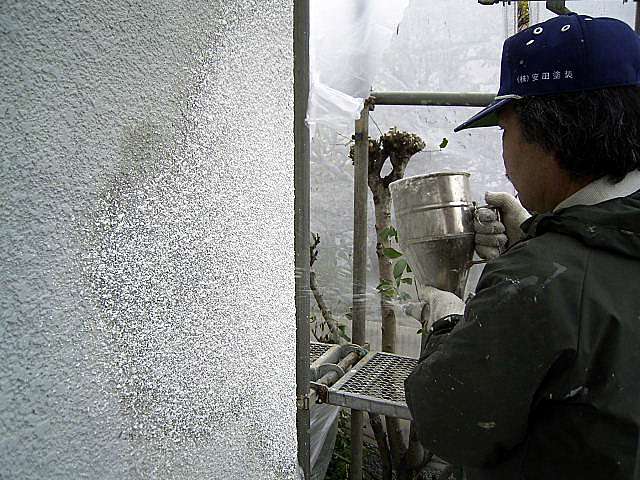 パターン吹き付け