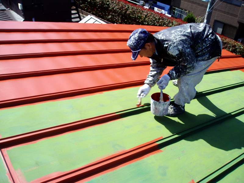 錆止め塗料塗布