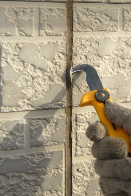 既存シーリング撤去