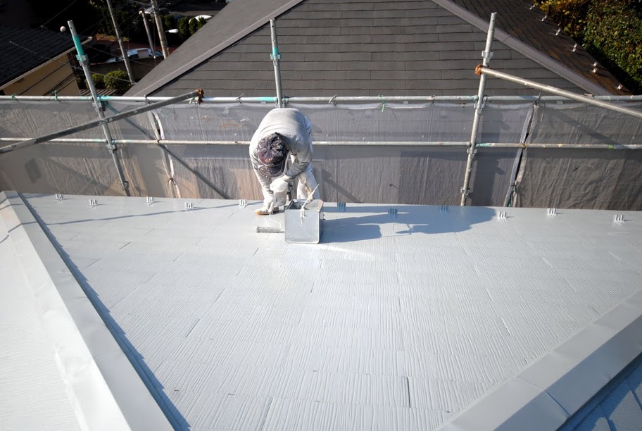 中塗り、上塗り