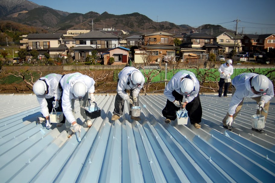 中塗り（上塗り1 回目）