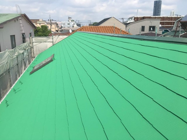 スレート屋根の塗り替え